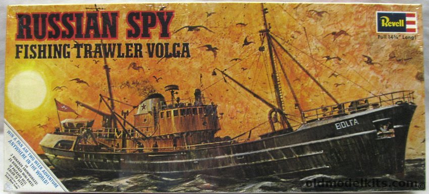 Revell Russian Spy Fishing Trawler Volga, H379 plastic model kit